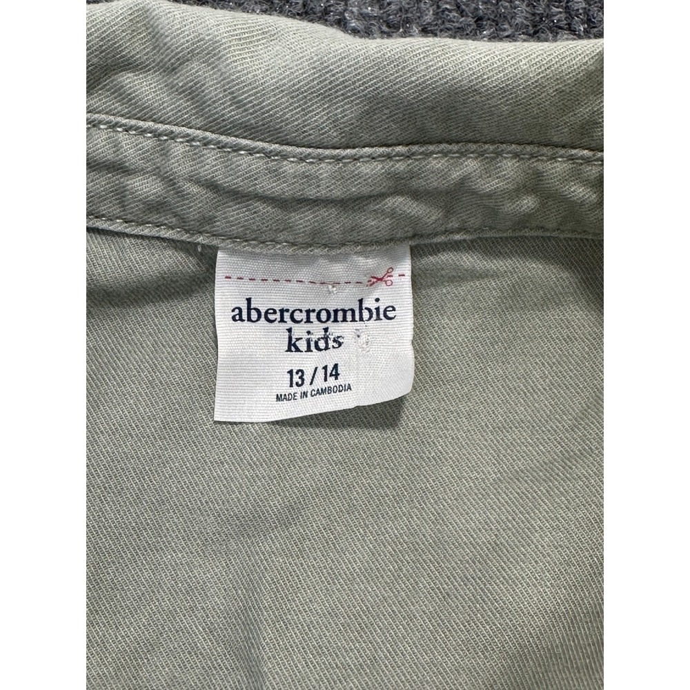 Abercrombie Kids girls size 13/14 Jumpsuit Green - Picture 3 of 9